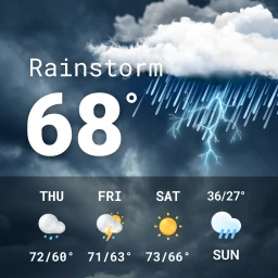 Symbol von Weather app - Radar & Widget